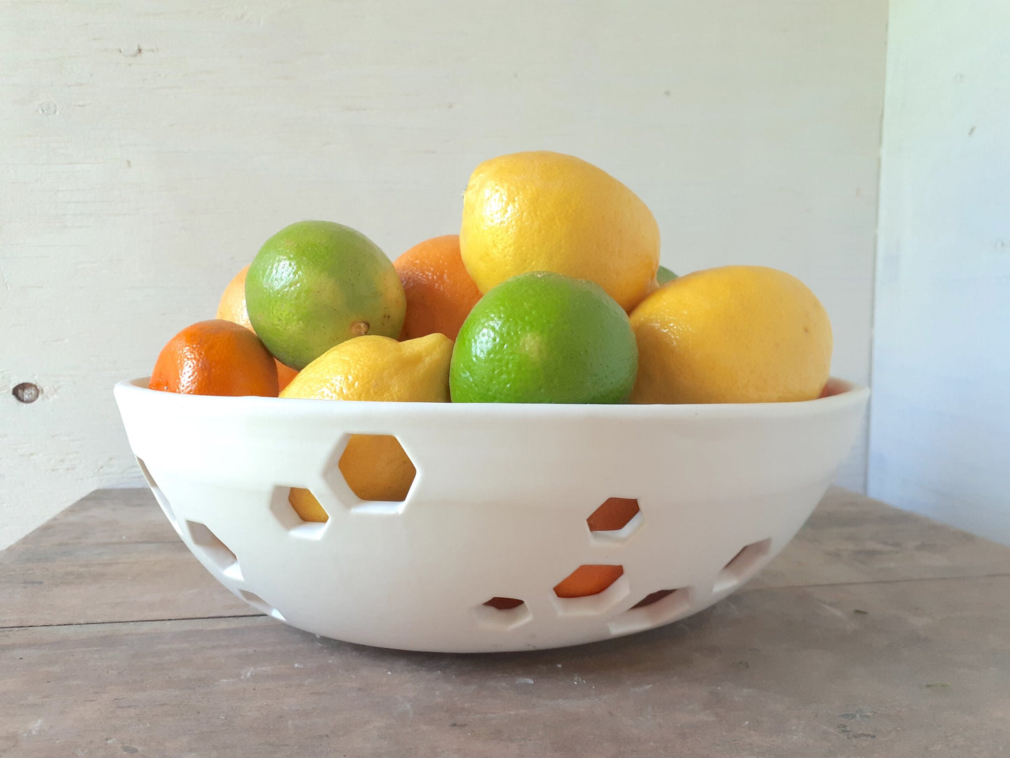 Biggie Oval Hex Fruit Bowl