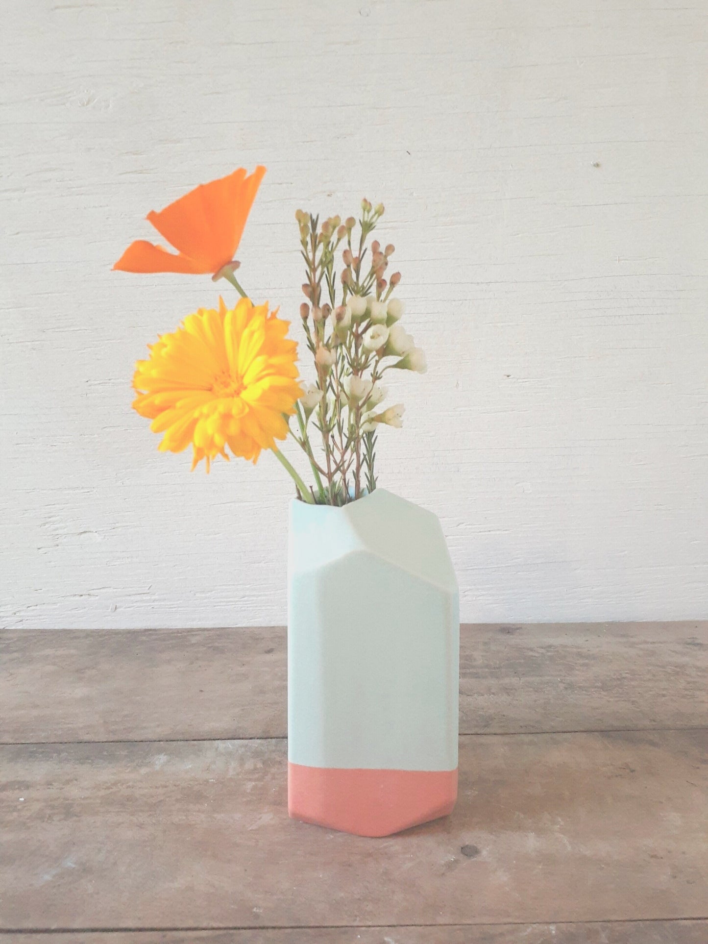 Color Block Jewel Vase