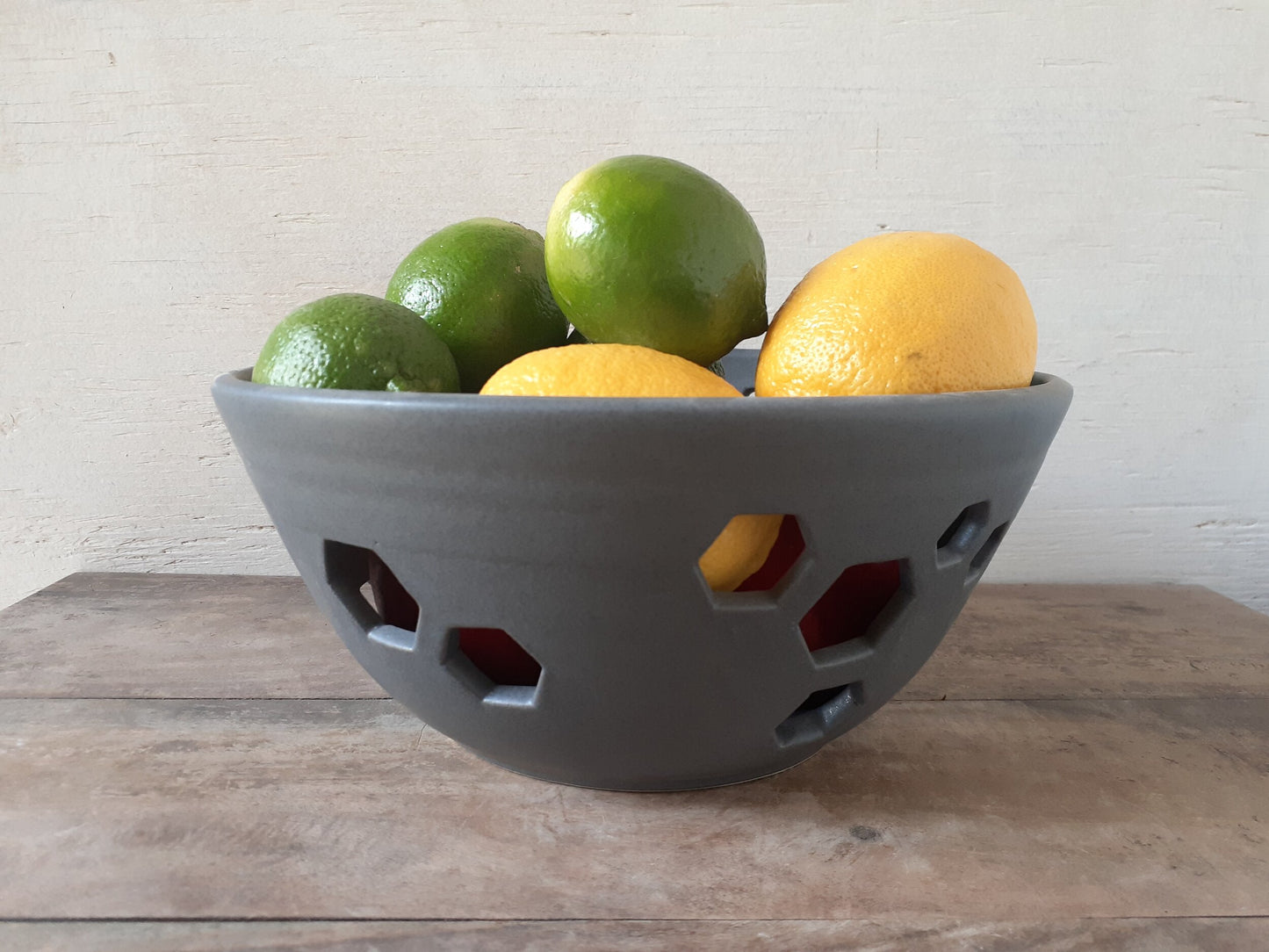 Round Hex Fruit Bowl