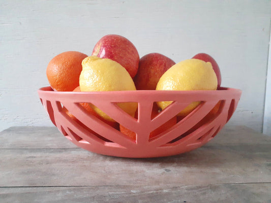 Biggie Oval Chevron Fruit Bowl