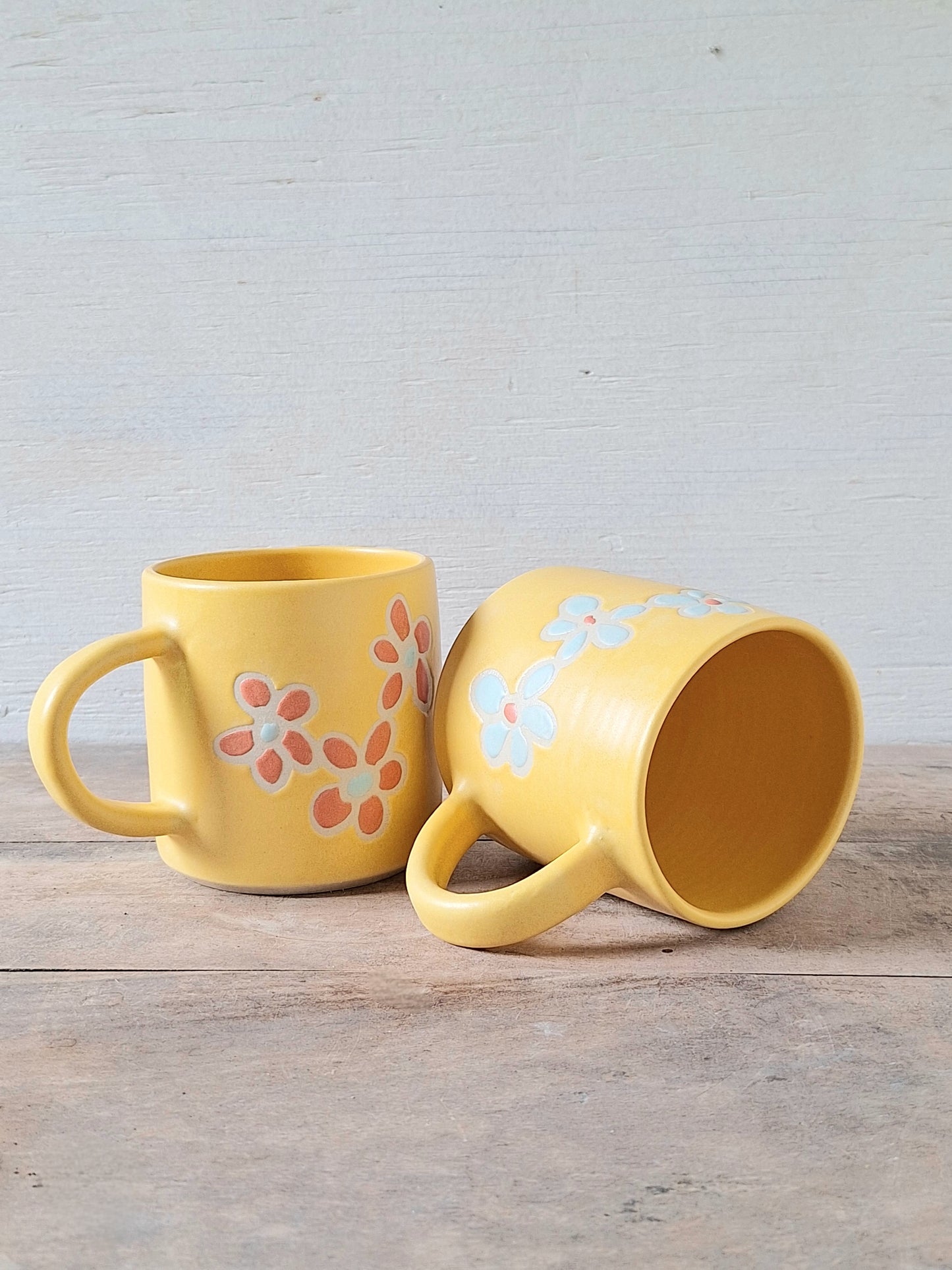 Flowery Mugs