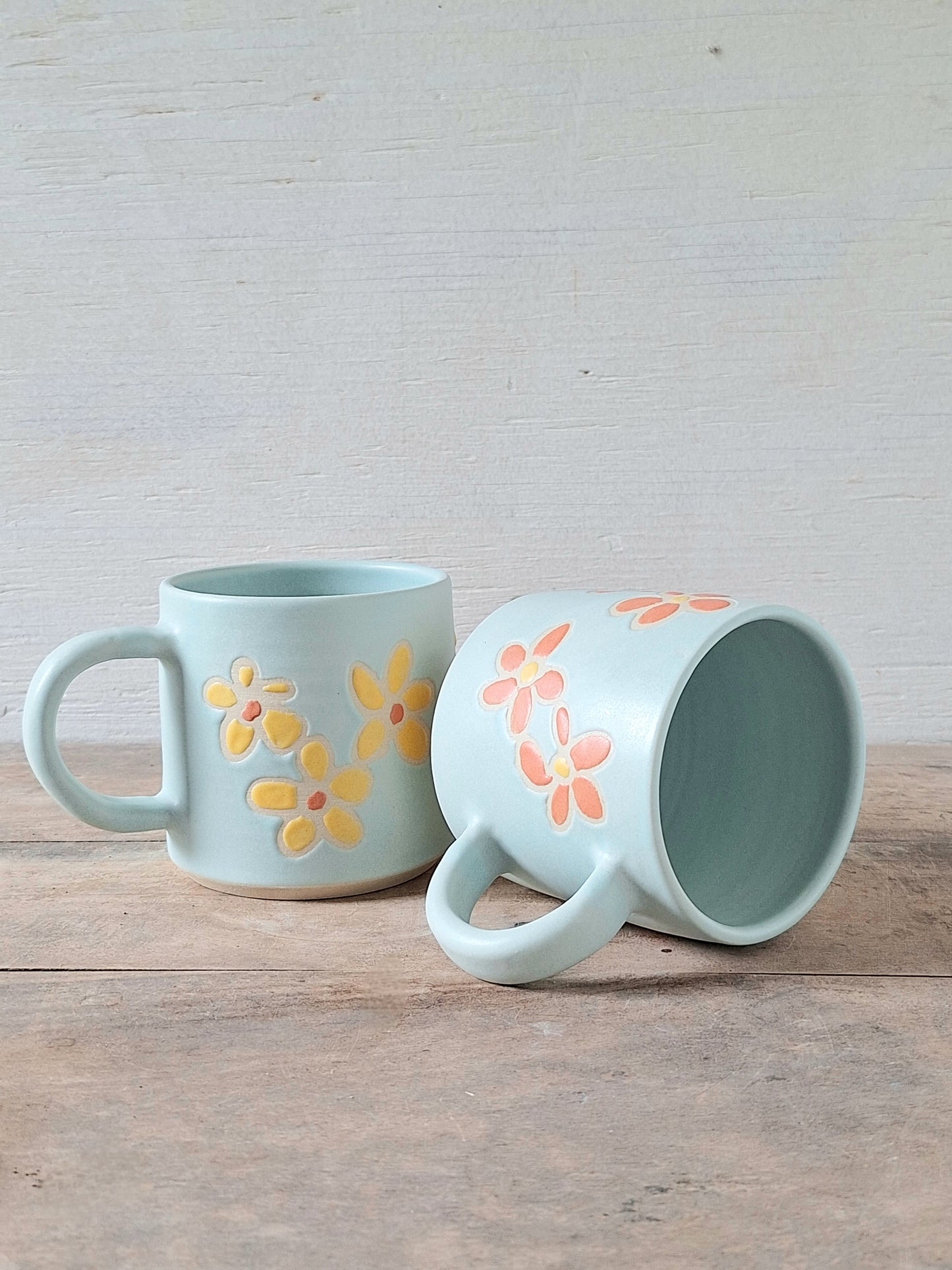 Flowery Mugs