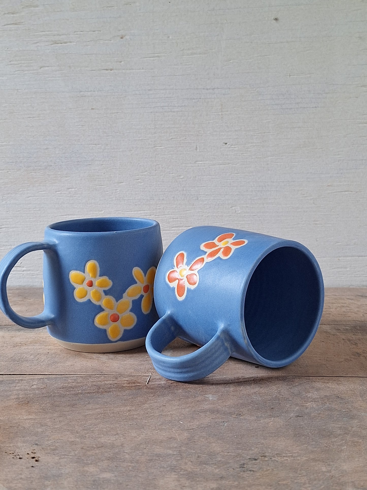 Flowery Mugs