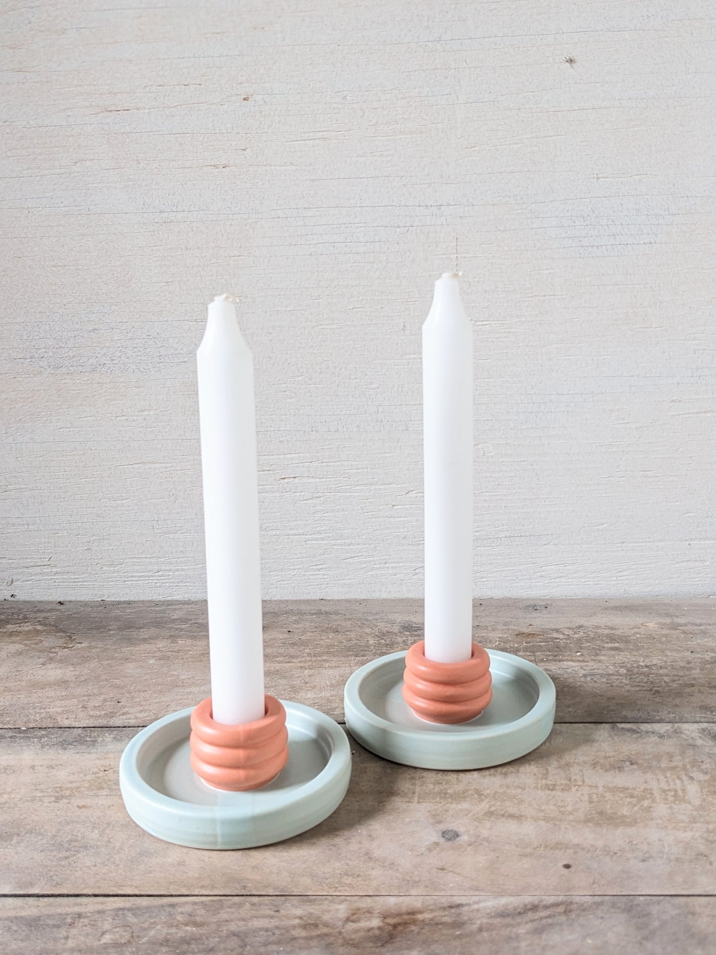 Two Tone Candle Holders